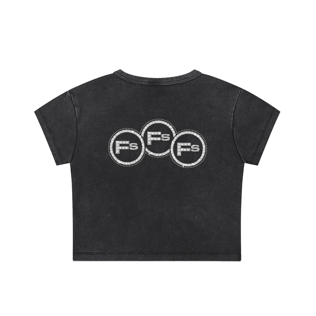 Finesse Women’s Washed Crop Top