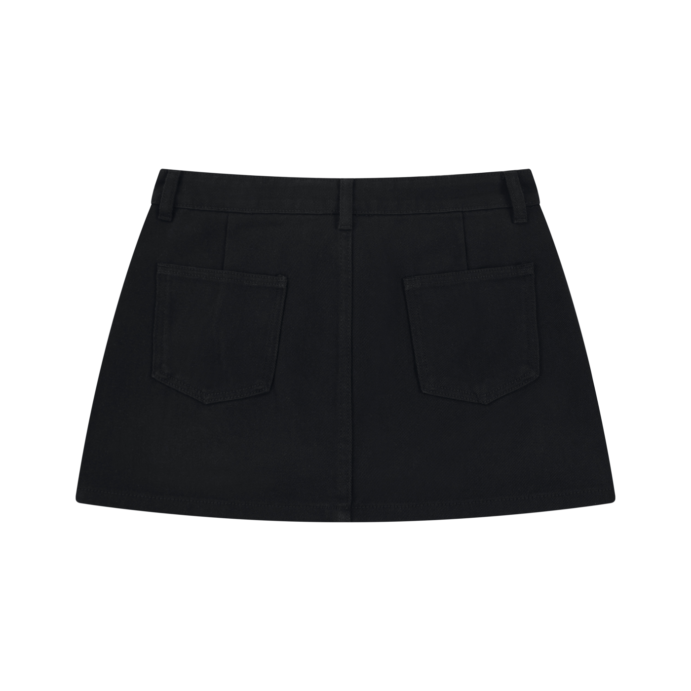 Finesse Women's Studded Denim Mini Skirt