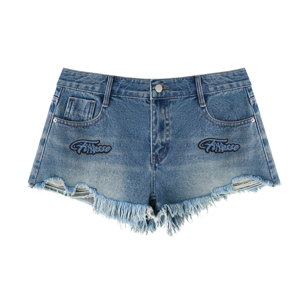 Finesse Women's Vintage Denim Shorts