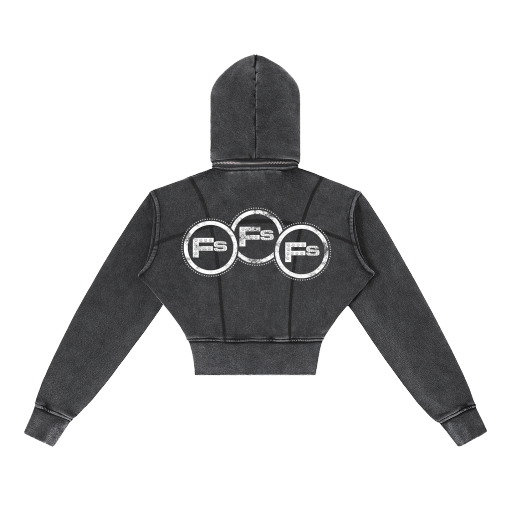 Finesse Women’s Vintage Cropped Hoodie