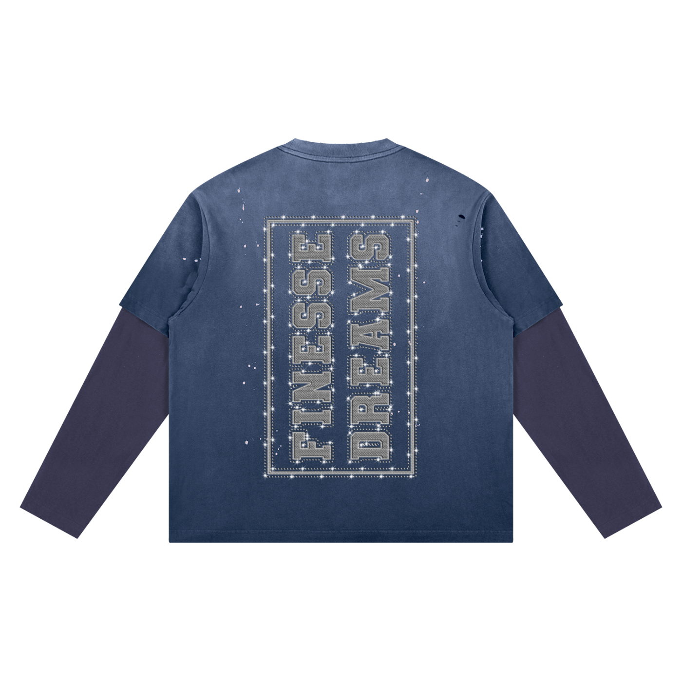 Finesse Vintage Distressed Layer T-Shirt