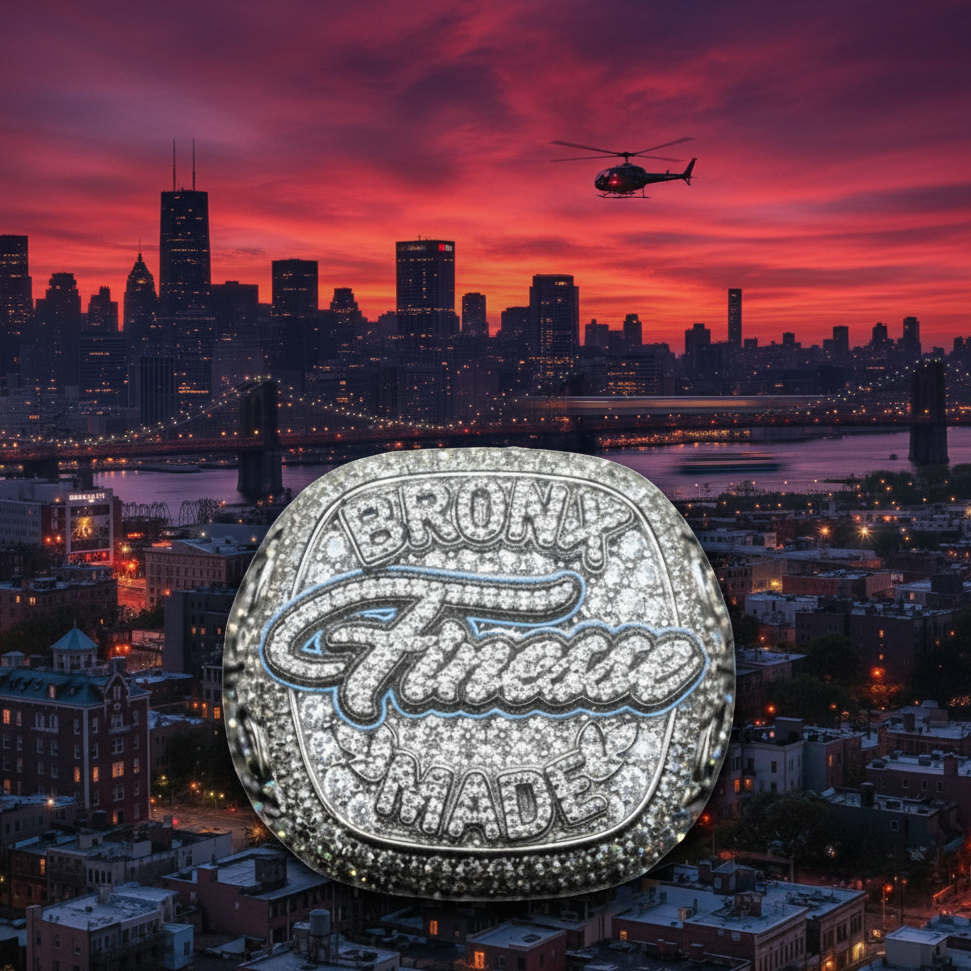 Bronx Finesse Made Ring - NYC Skyline with Motion Elements