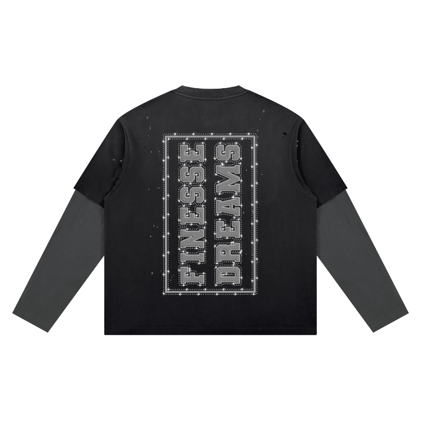 Finesse Vintage Distressed Layer T-Shirt