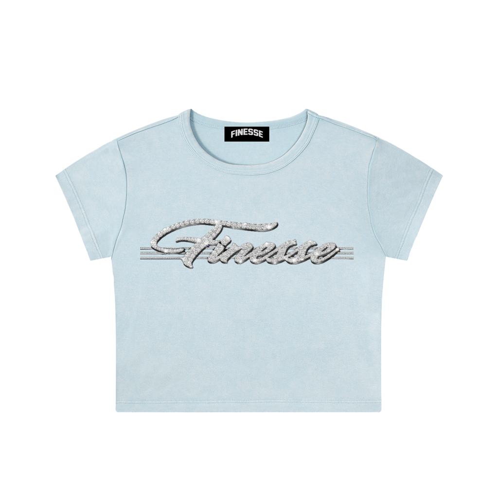 Finesse Women’s Washed Crop Top